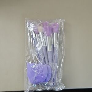 Purple Makeup Brush Set